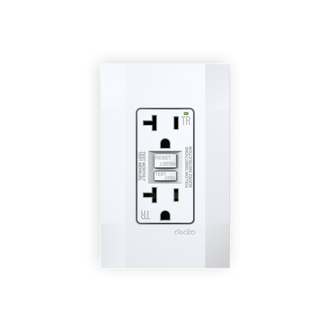 Simple Outlet with Screwless Cover