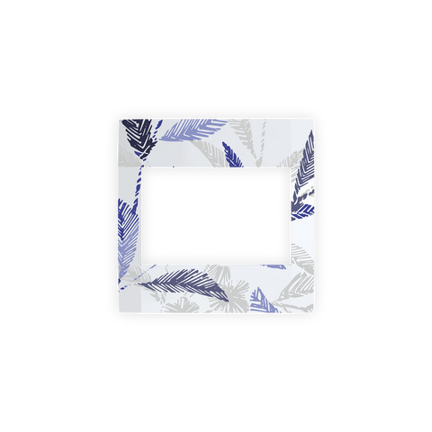 Deako Blue Grey Feather Faceplate