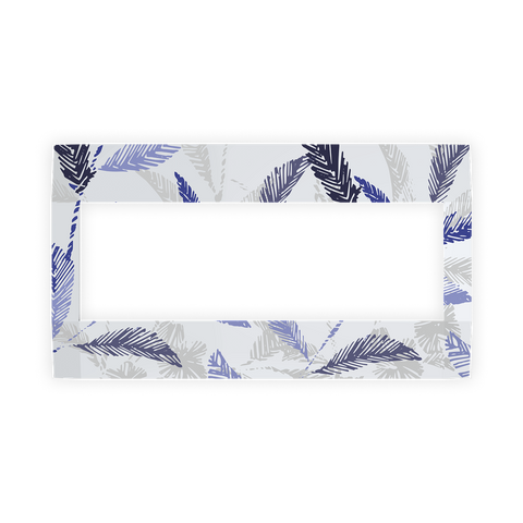 Deako Blue Grey Feather Faceplate