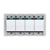 Wired Connector (Backplate) with Single Pole Simple Rocker Switch